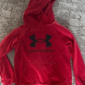 Under Armour Kids Bold Red Hoodie